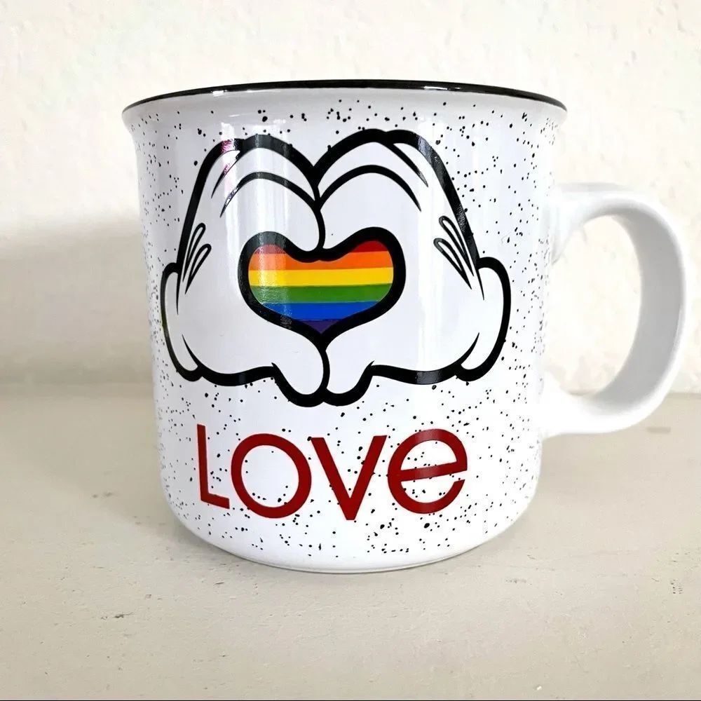Disney rainbow collection mickey ceramic mug